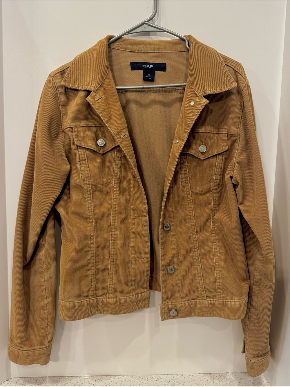 GAP Women's Corduroy Trucker Jacket in Camel - Size M